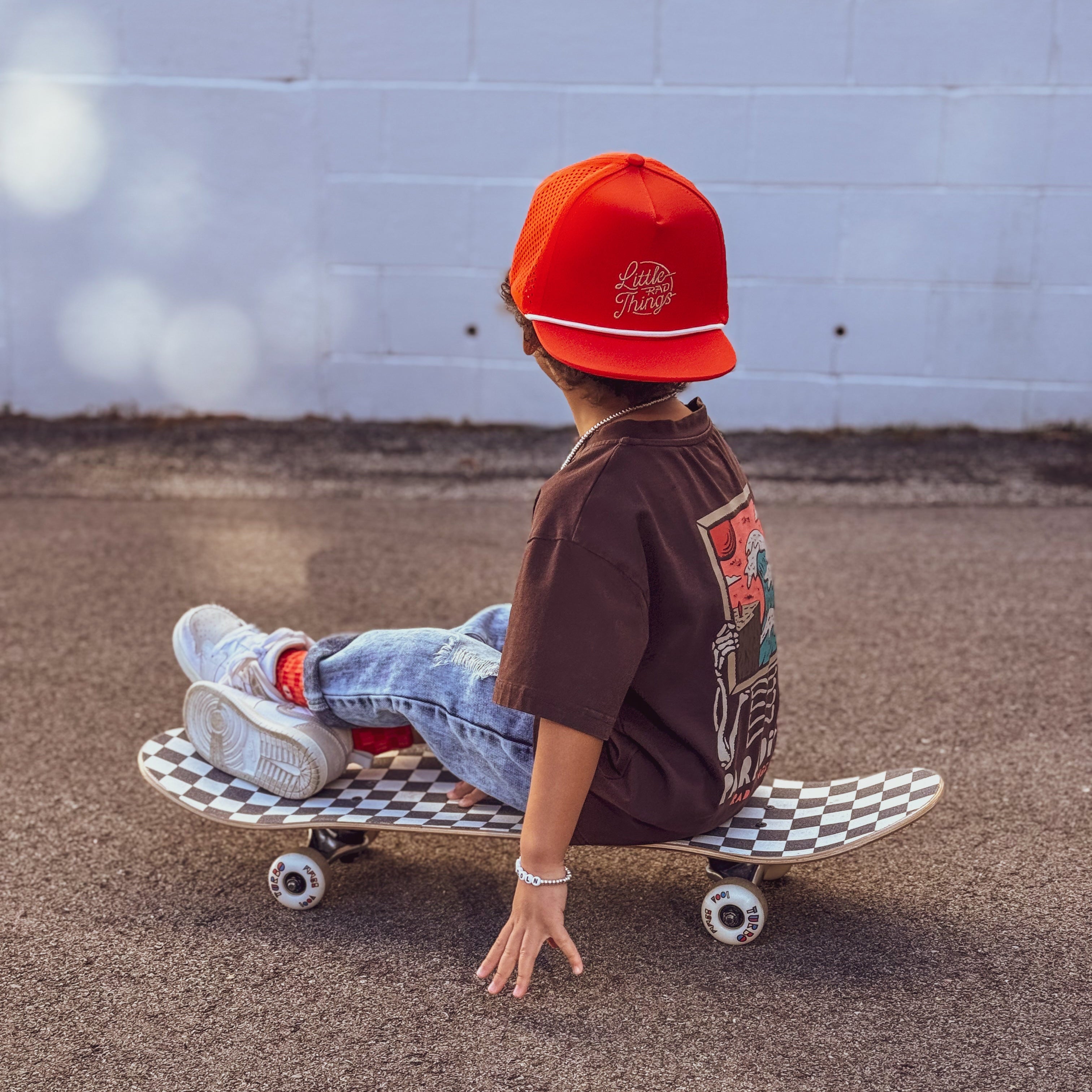 THE ORANGE CRUSH WATERPROOF SNAPBACK HAT