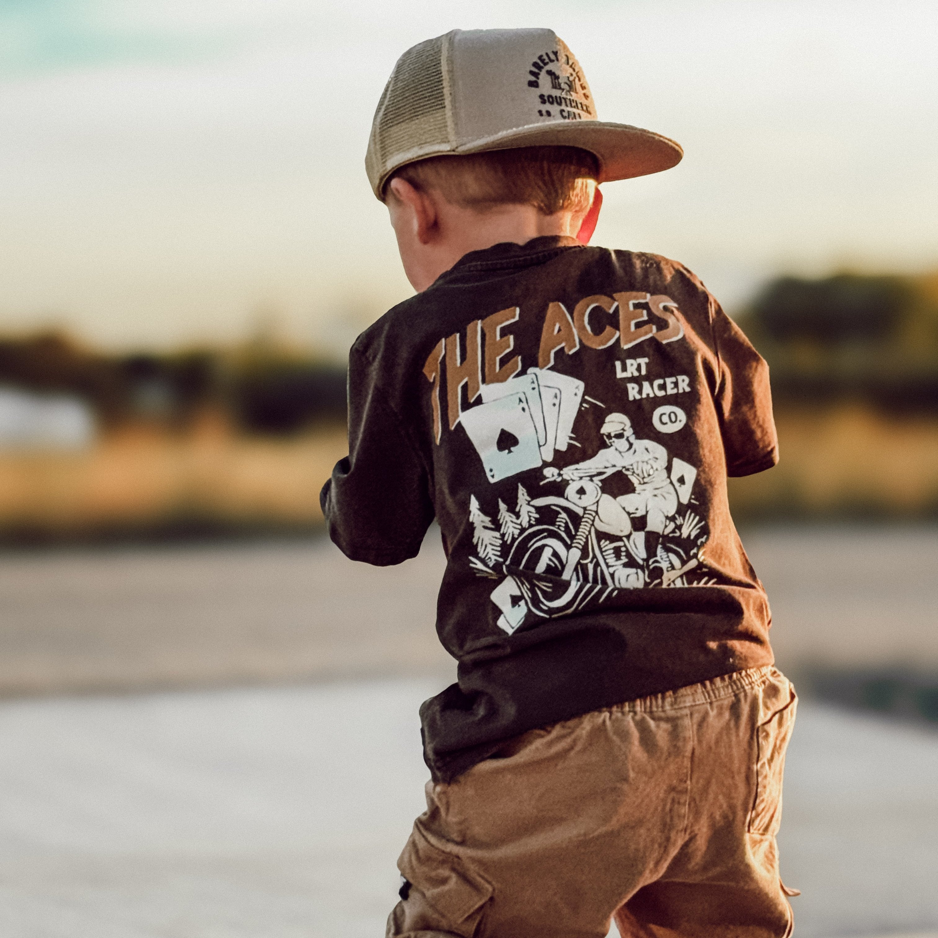 Vintage-inspired The Limited Edition Aces Tee for boys, eco-friendly and durable Little Rad Things