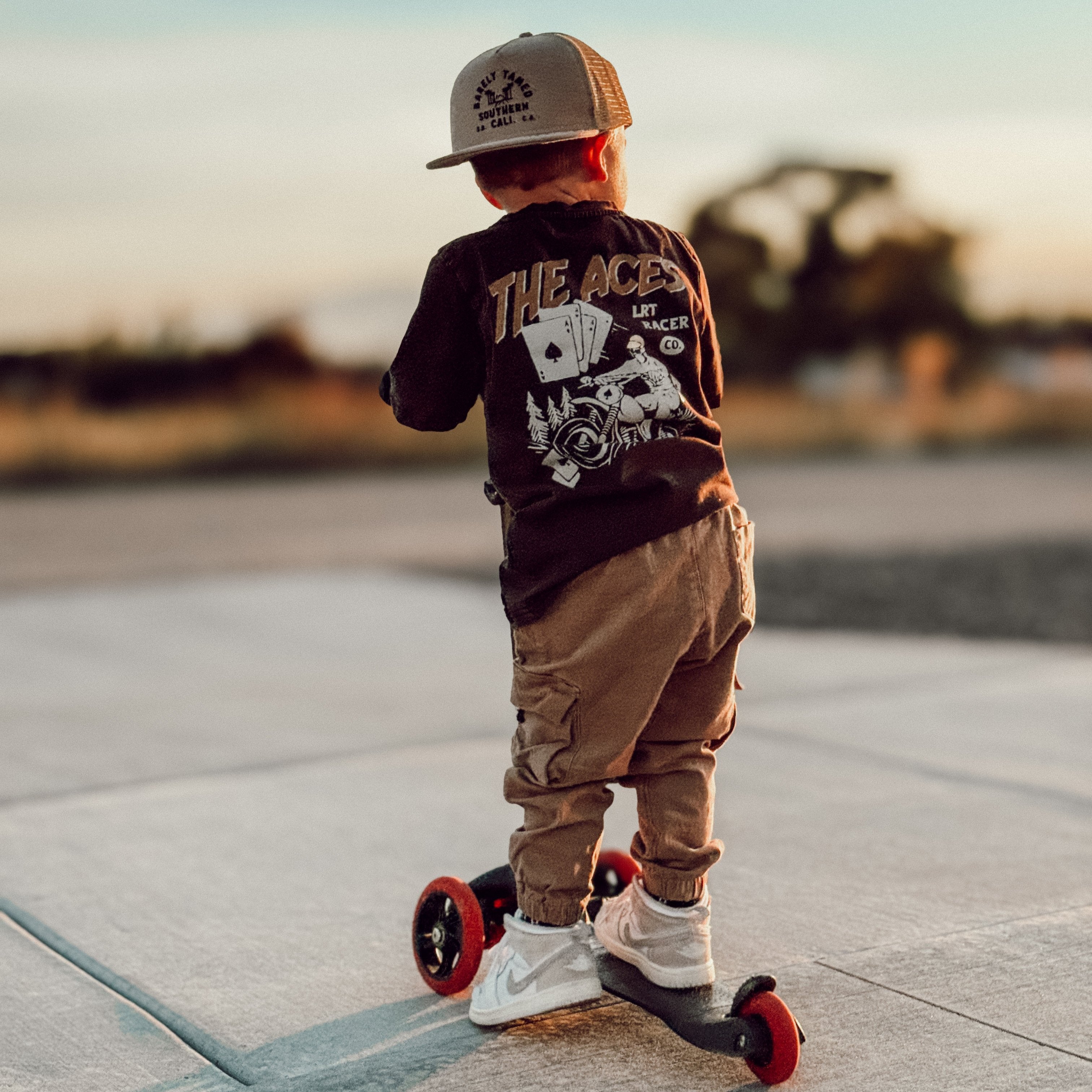 Vintage-inspired The Limited Edition Aces Tee for boys, eco-friendly and durable Little Rad Things