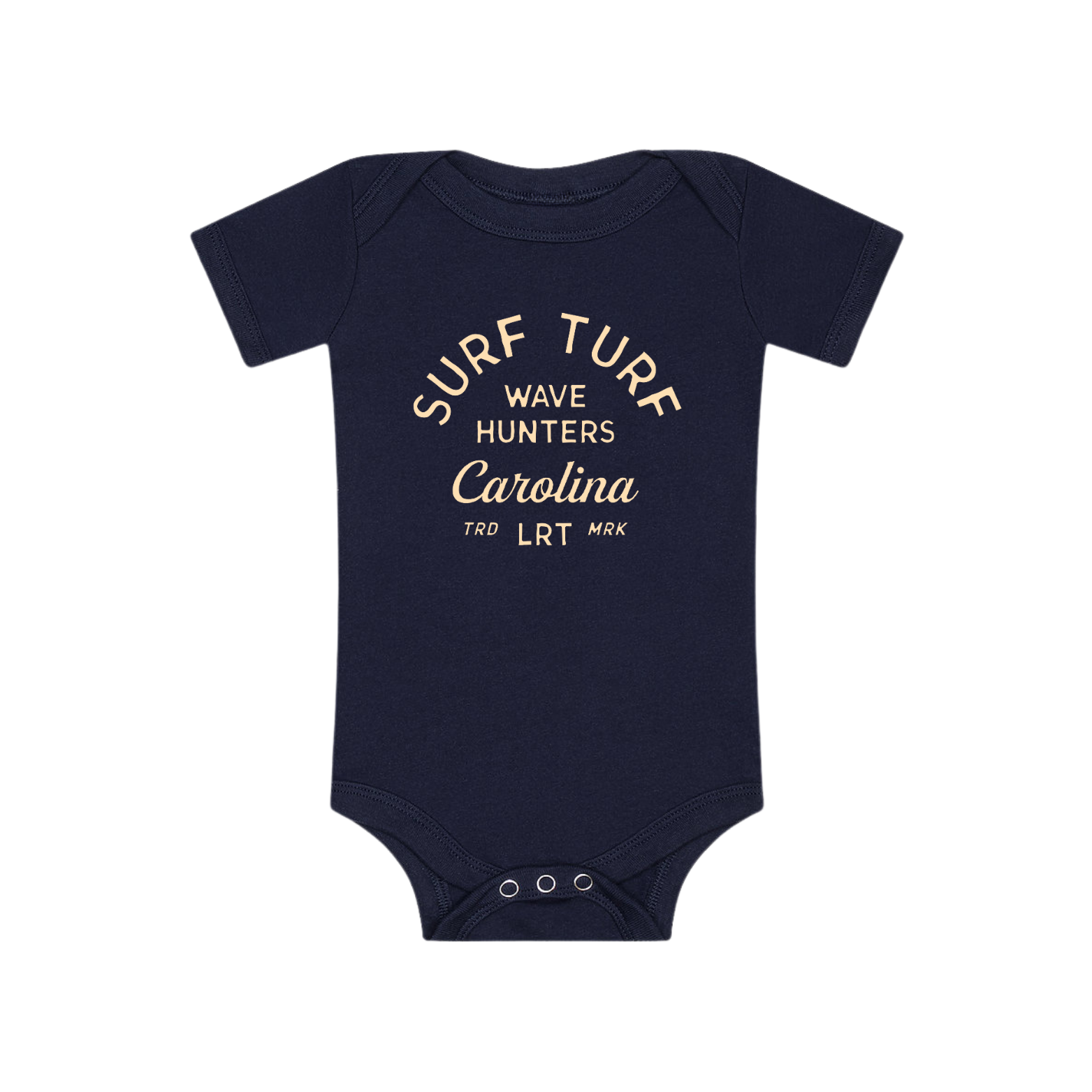 MODERN AND TRENDY RAD KIDS CLOTHES LITTLE RAD THINGS NAVY WAVE RIDER ONESIE