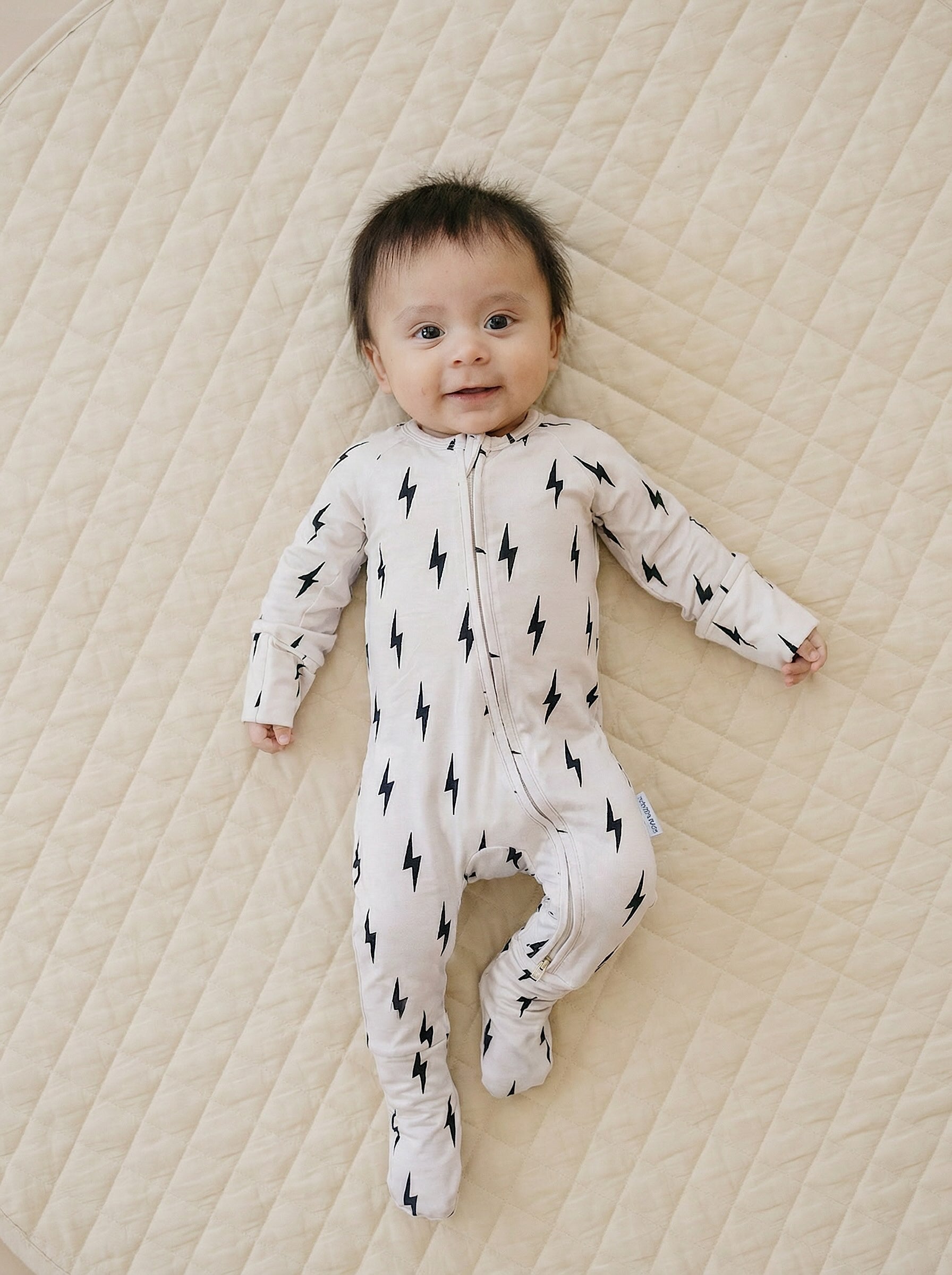 Bamboo Zip Romper | Little Bolt