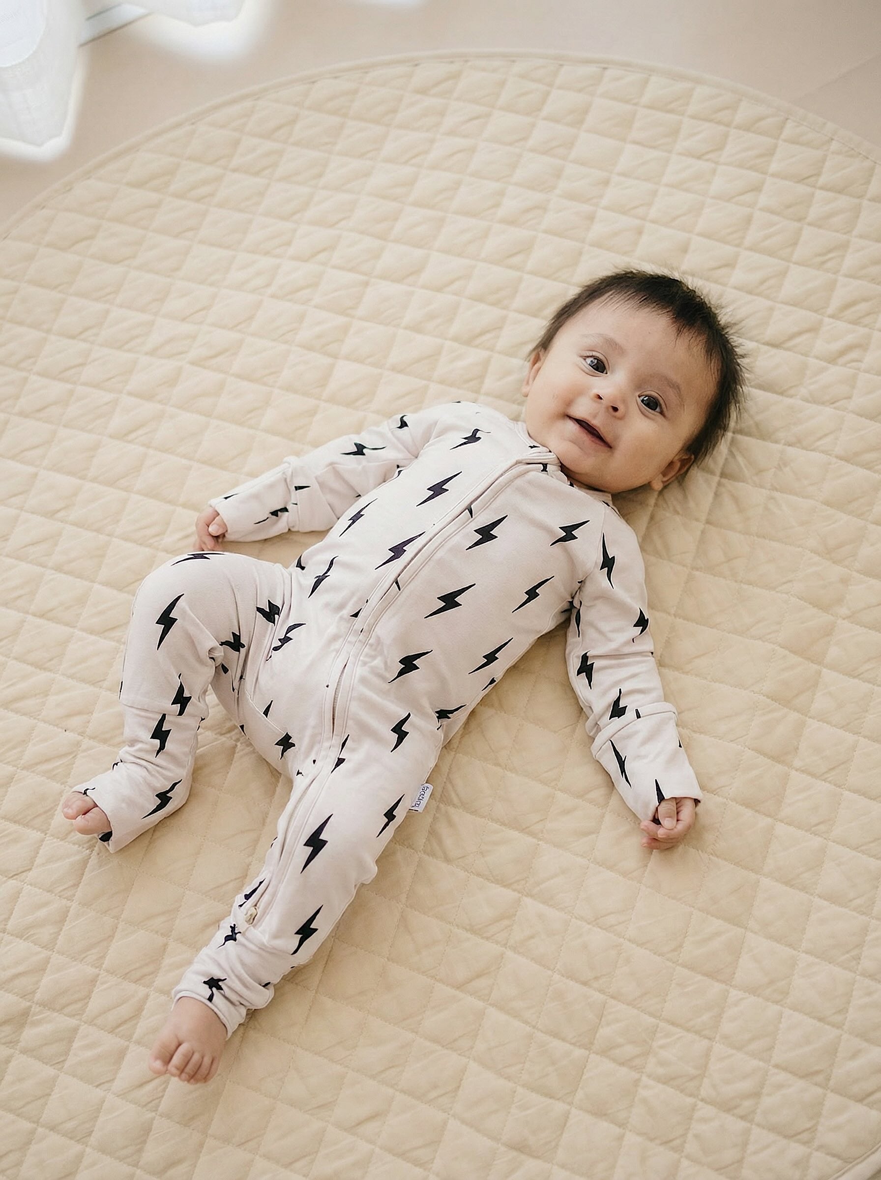 Bamboo Zip Romper | Little Bolt