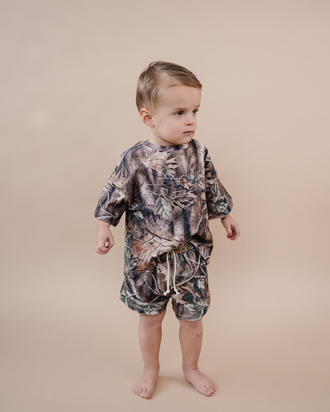 Shorts Set | Brown Camo