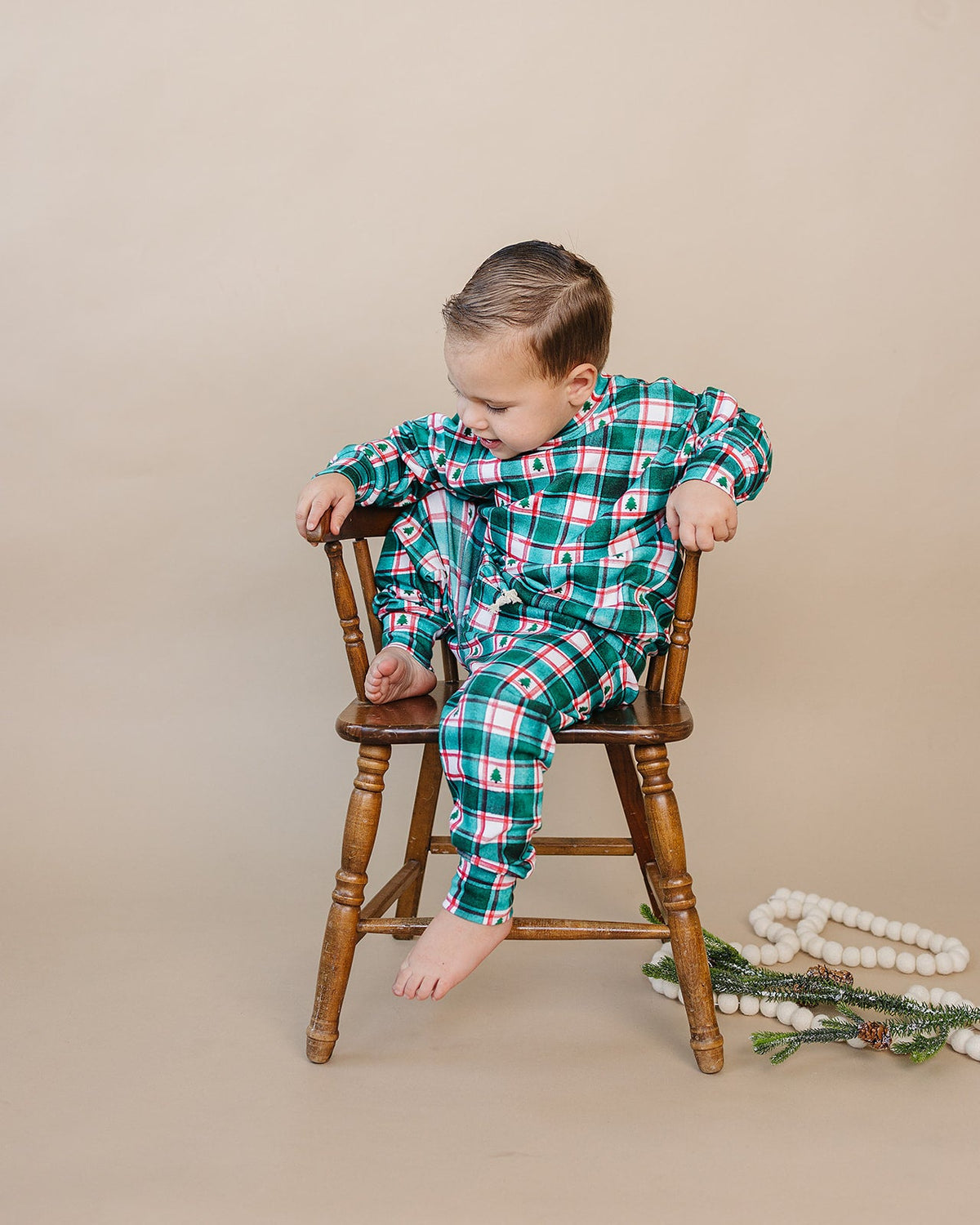 Jogger Set | Winter Plaid