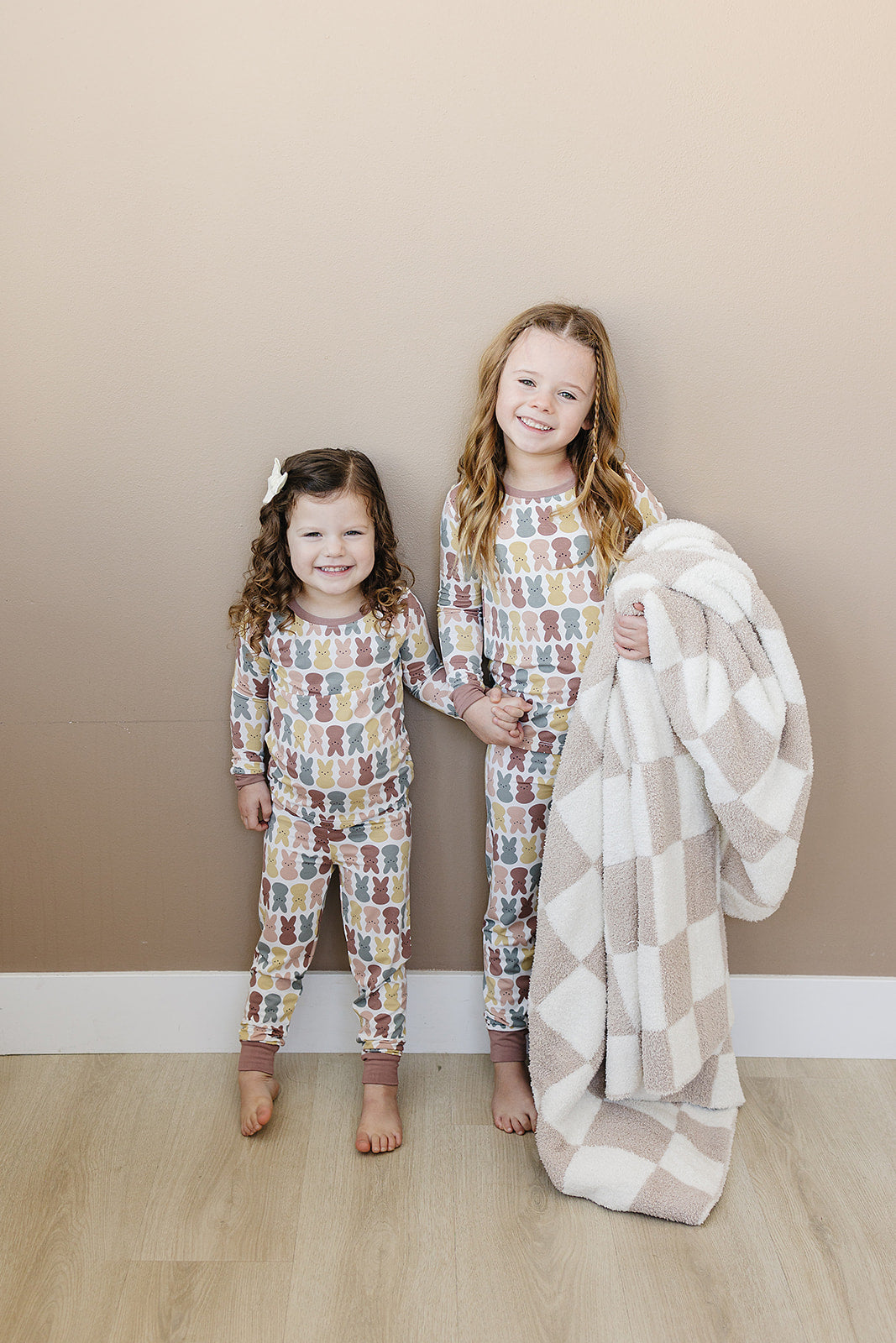 Dusty Rose Peep Bamboo Cozy Set