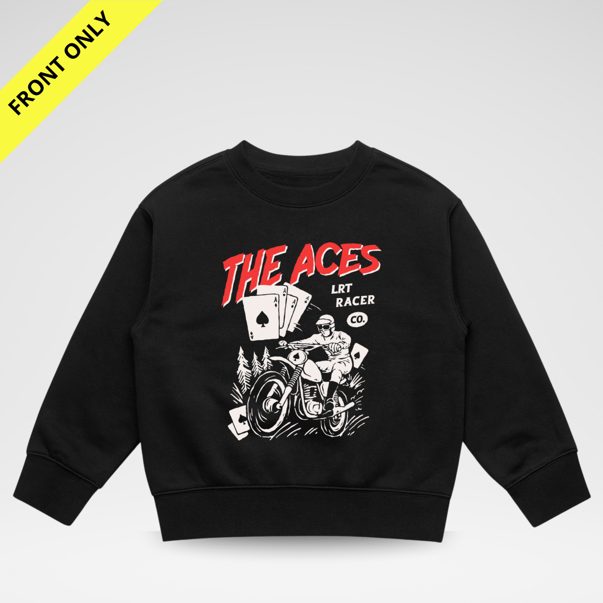 ACES CREWNECK - FRONT ONLY - LITTLE RAD THINGS