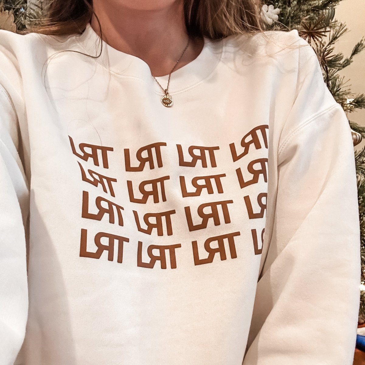 ADULT LRT REPEAT LOGO CREW SWEATSHIRT - LITTLE RAD THINGS