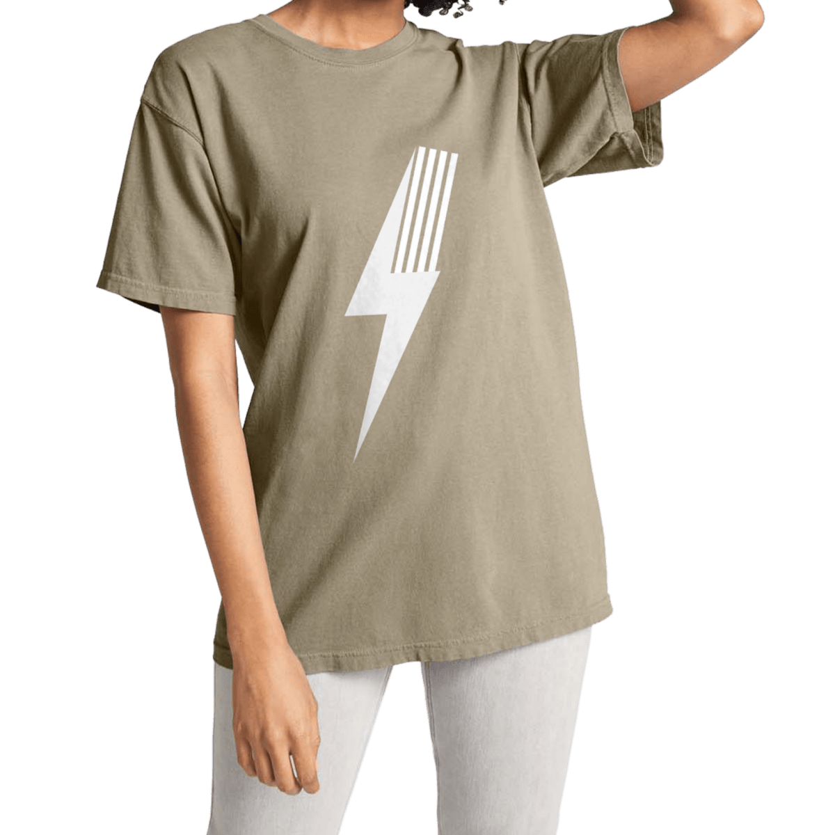 ADULT SPARK TEE - BEIGE - LITTLE RAD THINGS