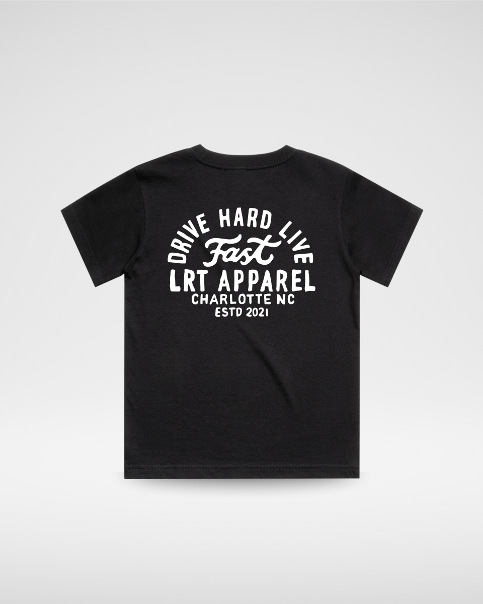 APEX LIVE FAST TEE - BLACK - LITTLE RAD THINGS