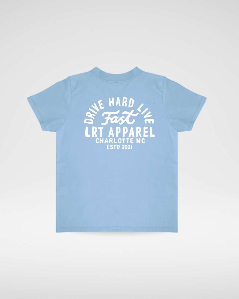 APEX LIVE FAST TEE - CLOUD BLUE - LITTLE RAD THINGS