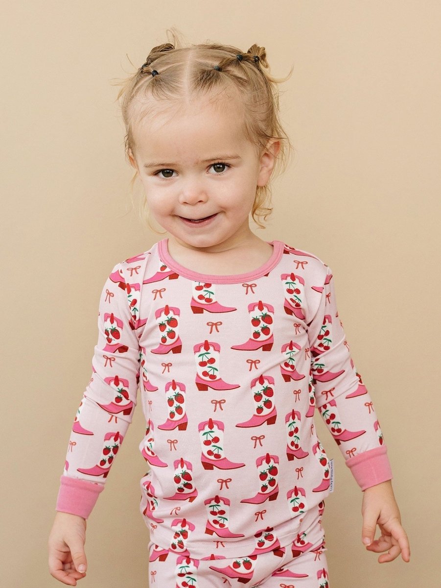 Bamboo Two Piece Set | Bootsberry Cowgirl - LITTLE RAD THINGS