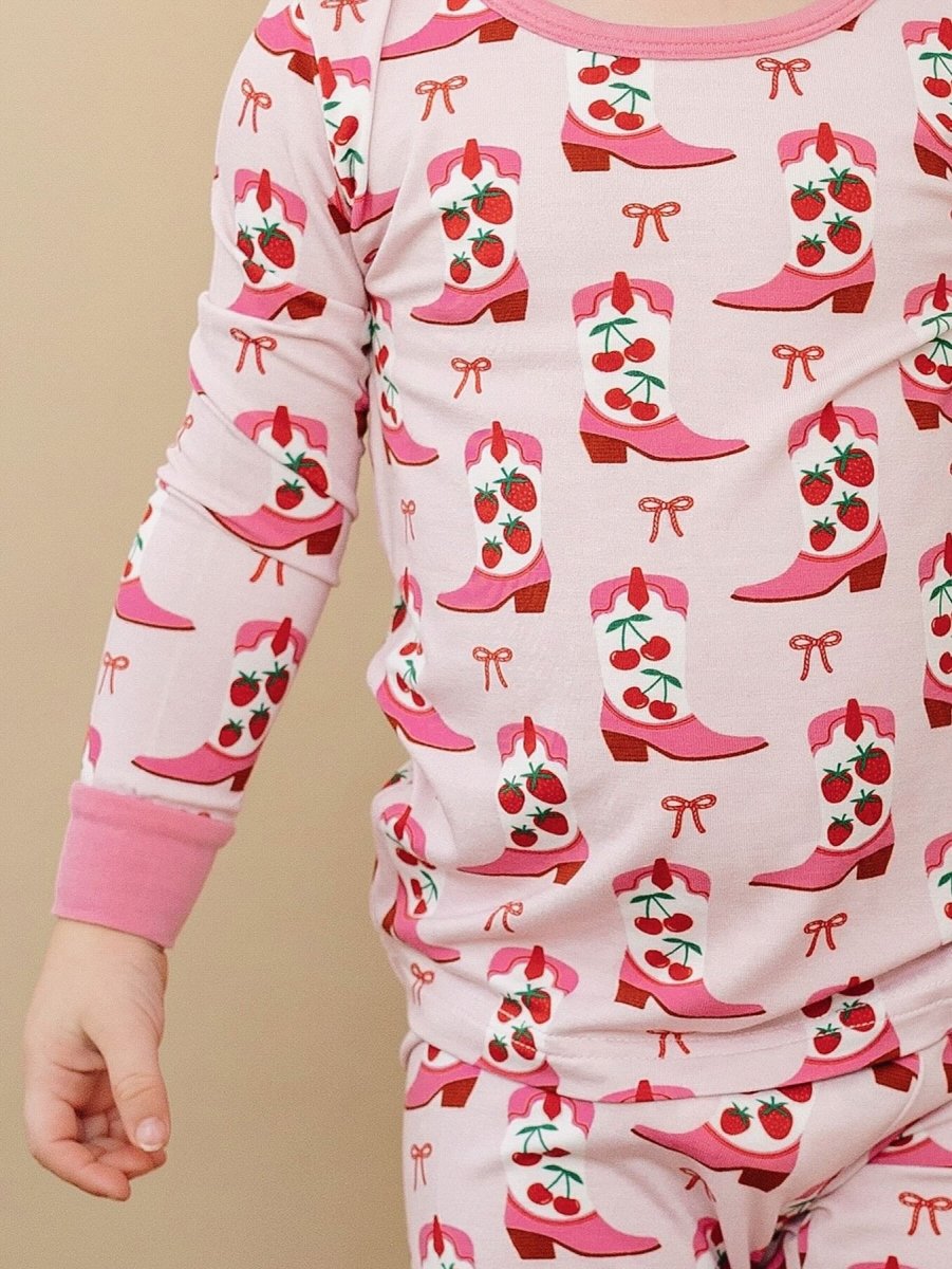 Bamboo Two Piece Set | Bootsberry Cowgirl - LITTLE RAD THINGS