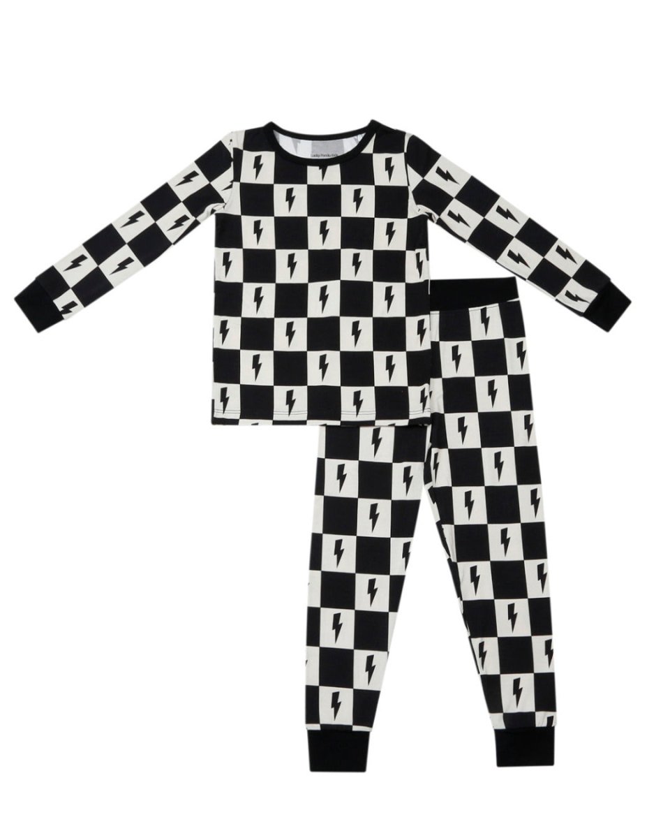 Bamboo Two Piece Set | Checks & Bolts - LITTLE RAD THINGS
