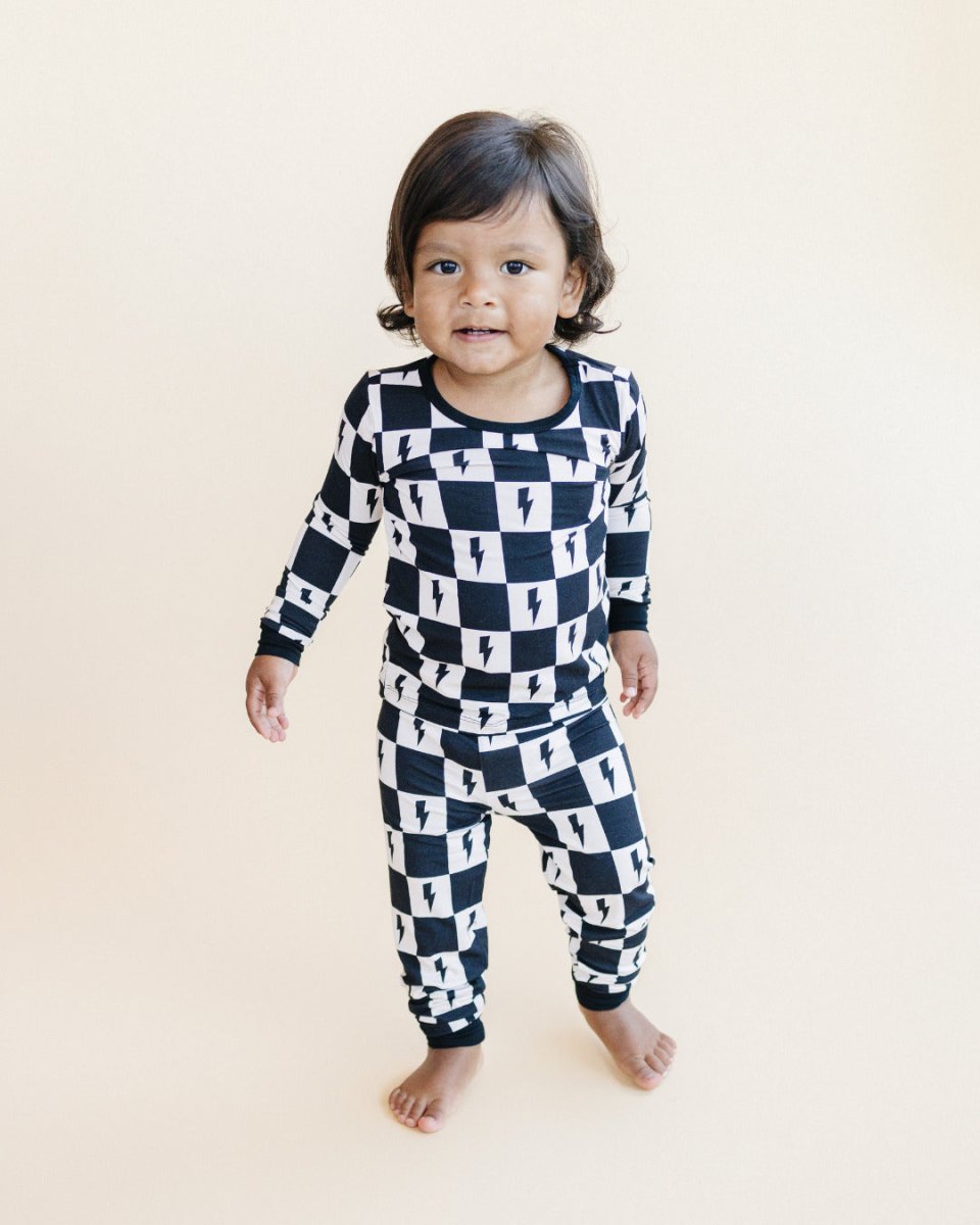 Bamboo Two Piece Set | Checks & Bolts - LITTLE RAD THINGS