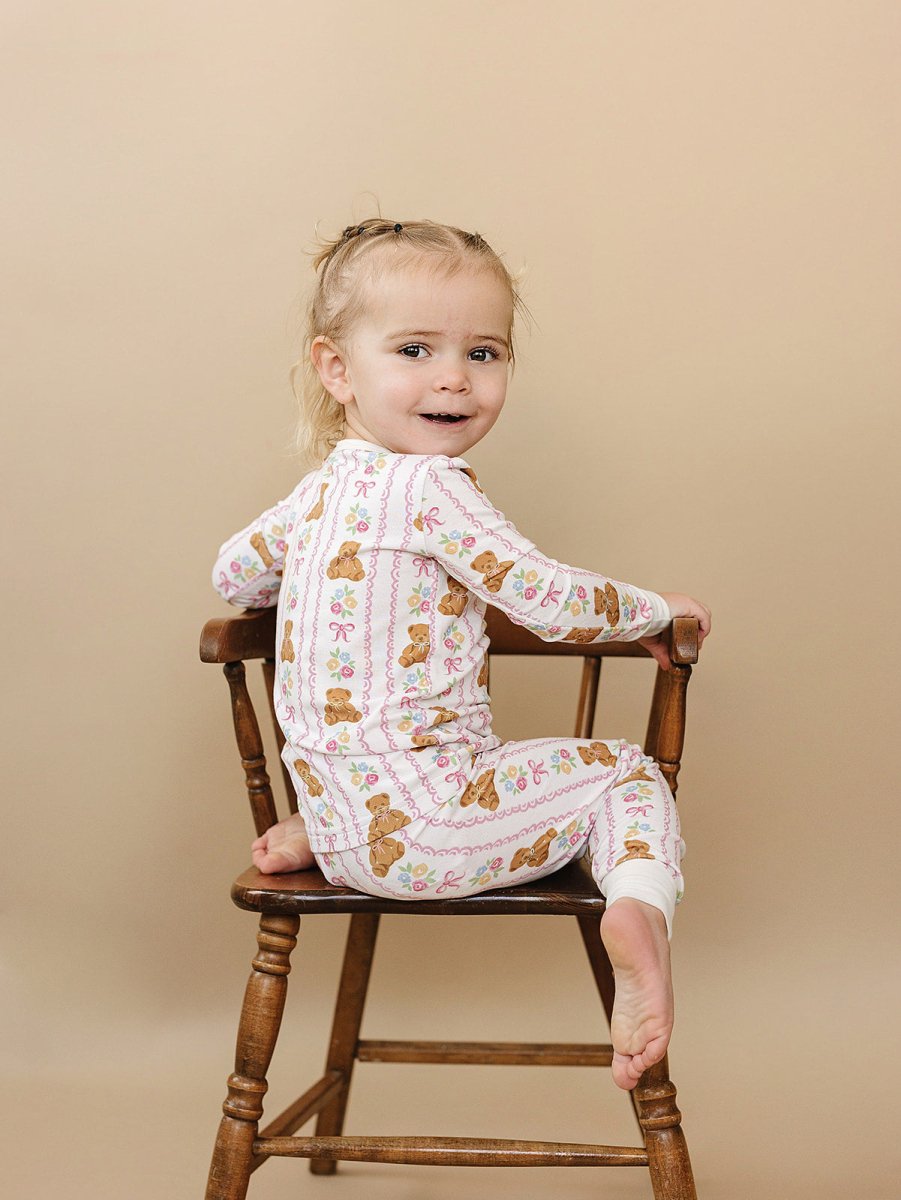 Bamboo Two Piece Set | Honey Bear - LITTLE RAD THINGS