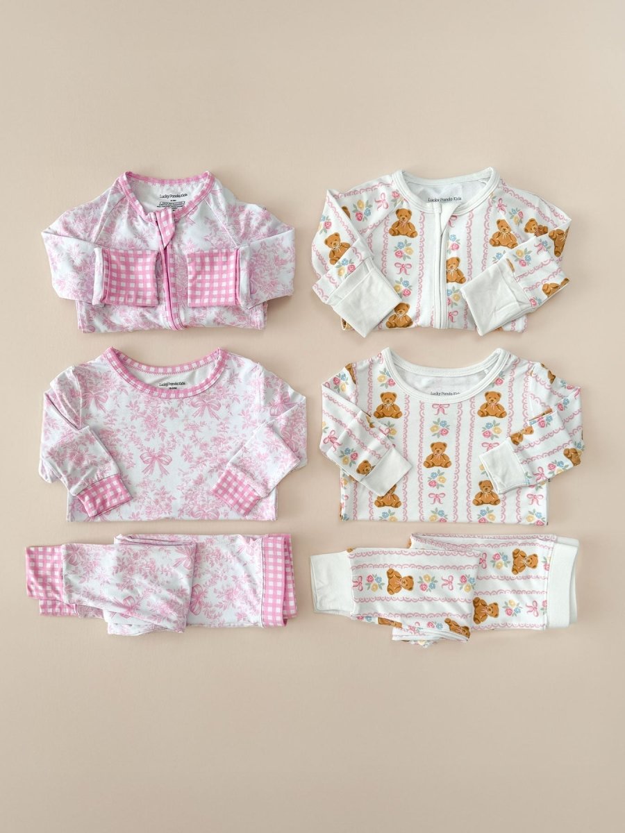Bamboo Two Piece Set | Honey Bear - LITTLE RAD THINGS