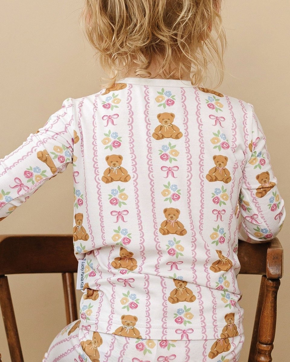 Bamboo Two Piece Set | Honey Bear - LITTLE RAD THINGS