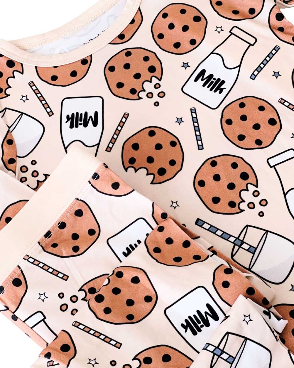 Bamboo Two Piece Set | Milk & Cookies - LITTLE RAD THINGS