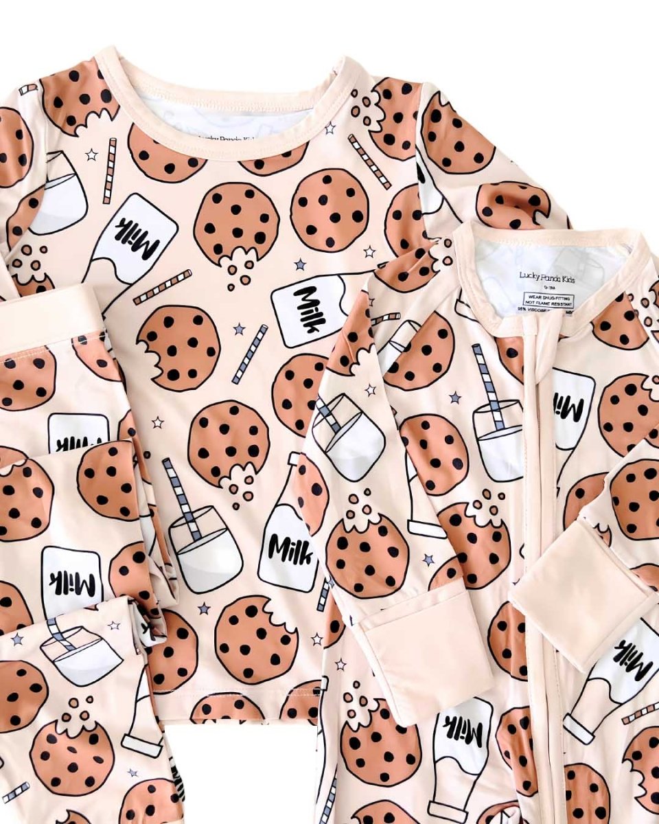 Bamboo Two Piece Set | Milk & Cookies - LITTLE RAD THINGS