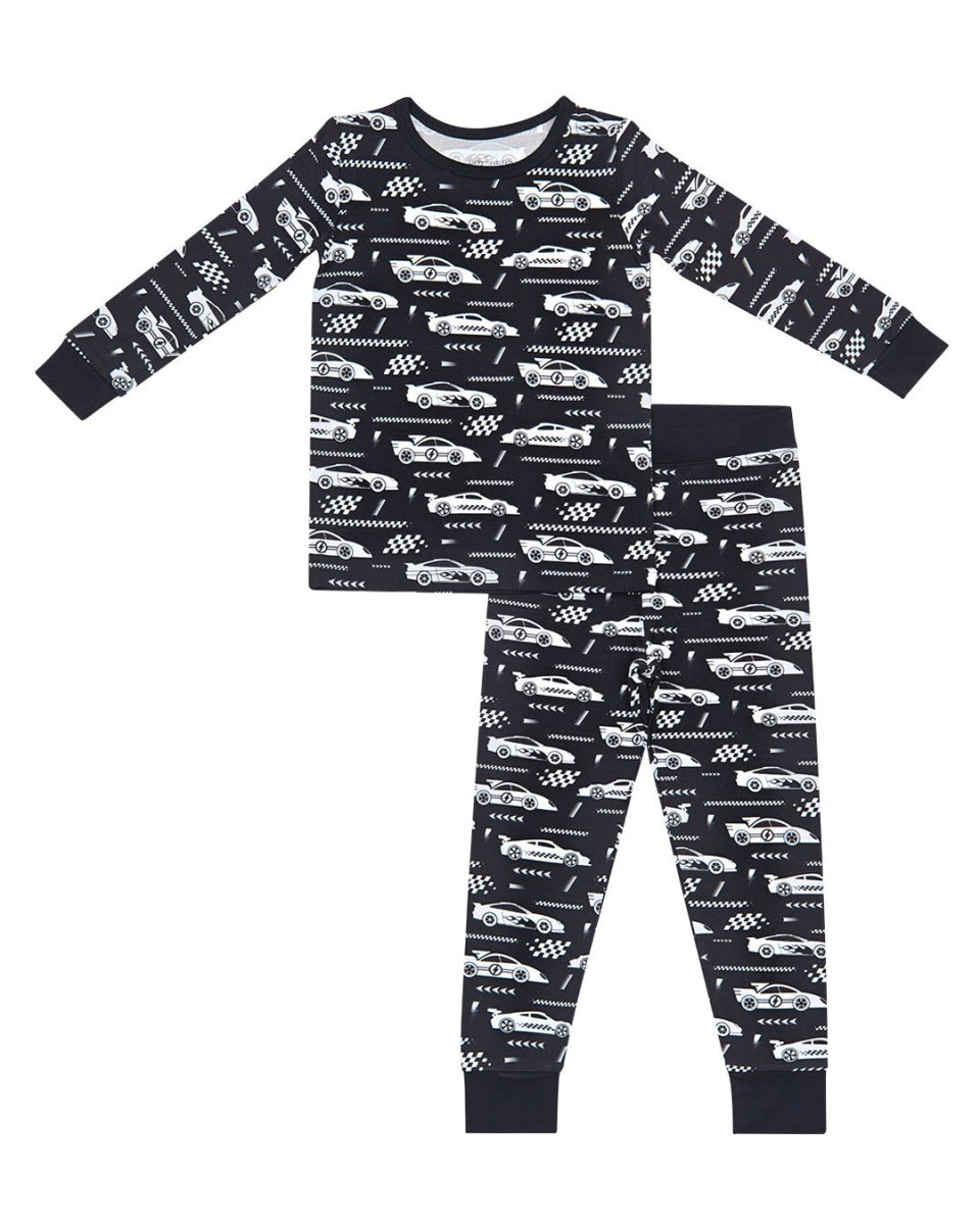 Bamboo Two Piece Set | Race Cars - LITTLE RAD THINGS