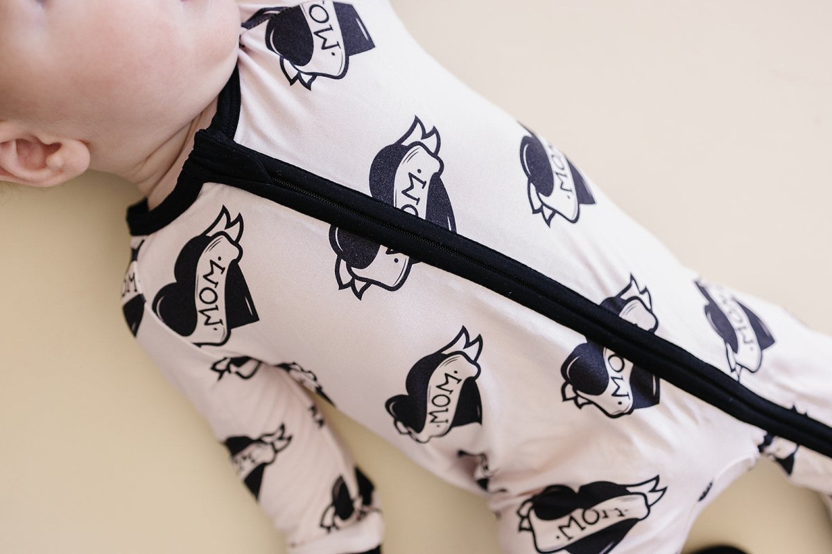 Bamboo Zip Romper | Mom Tattoo - LITTLE RAD THINGS