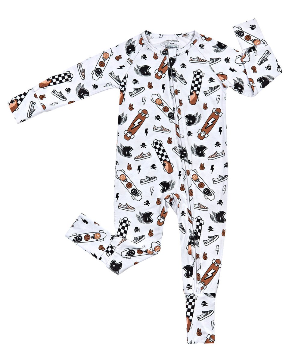 Bamboo Zip Romper | Sk8er - LITTLE RAD THINGS