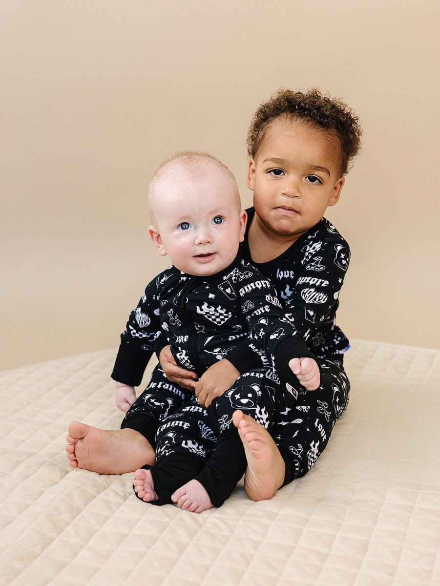 Bamboo Zip Romper | Wild Heart - LITTLE RAD THINGS