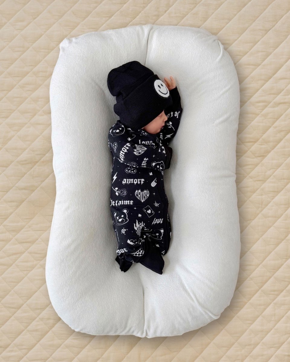 Bamboo Zip Romper | Wild Heart - LITTLE RAD THINGS