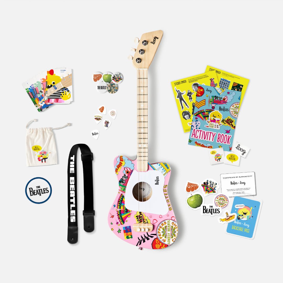 beatles + loog mini guitar (collective) - LITTLE RAD THINGS