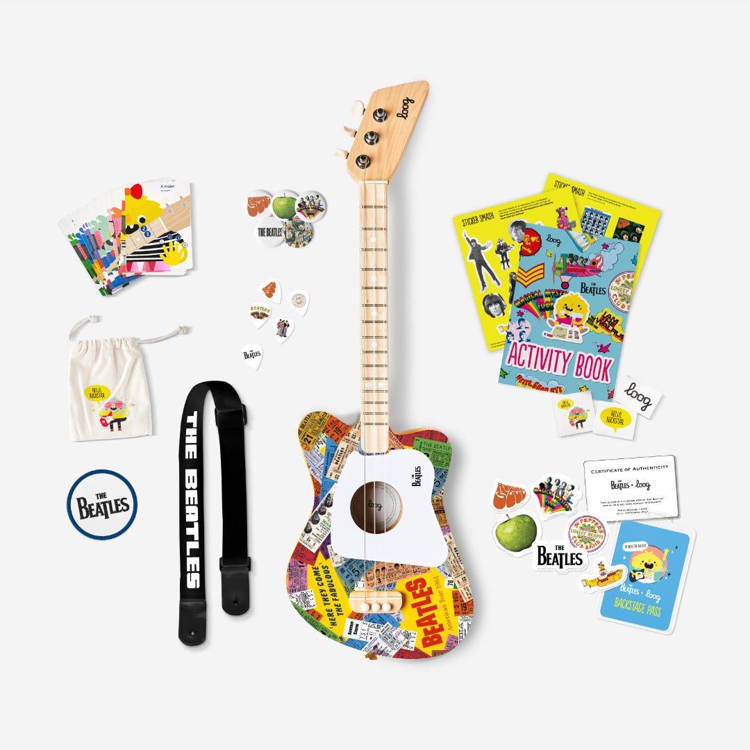 beatles + loog mini guitar (collective) - LITTLE RAD THINGS