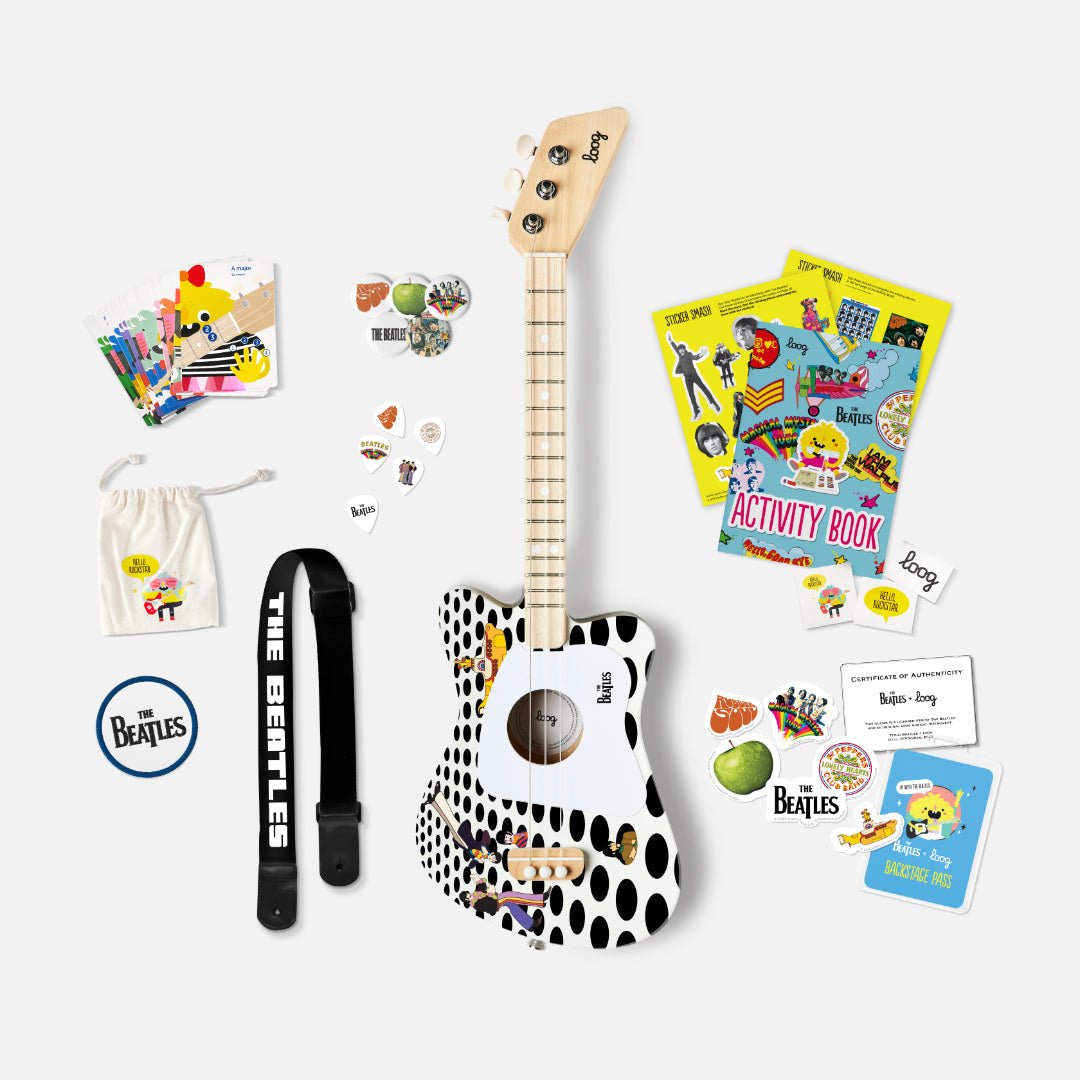 beatles + loog mini guitar (collective) - LITTLE RAD THINGS