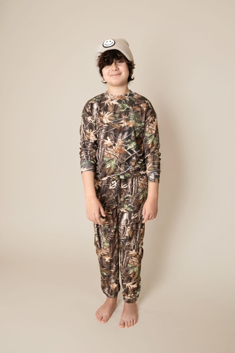 Cargo Jogger Set | Brown Camo - LITTLE RAD THINGS