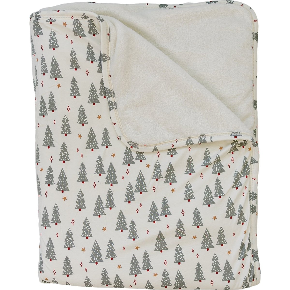 Christmas Trees Bamboo Fleece Quilt - LITTLE RAD THINGS