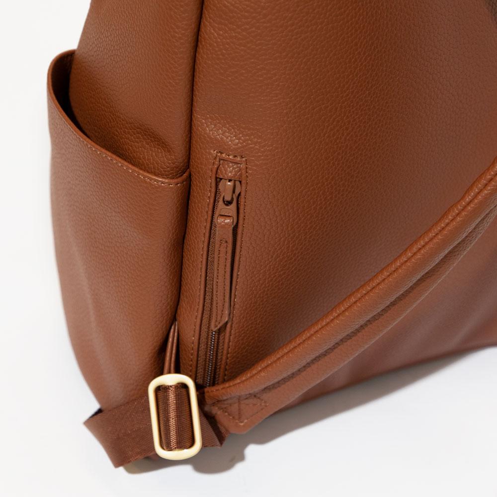 Cognac Classic City Diaper Bag II - LITTLE RAD THINGS