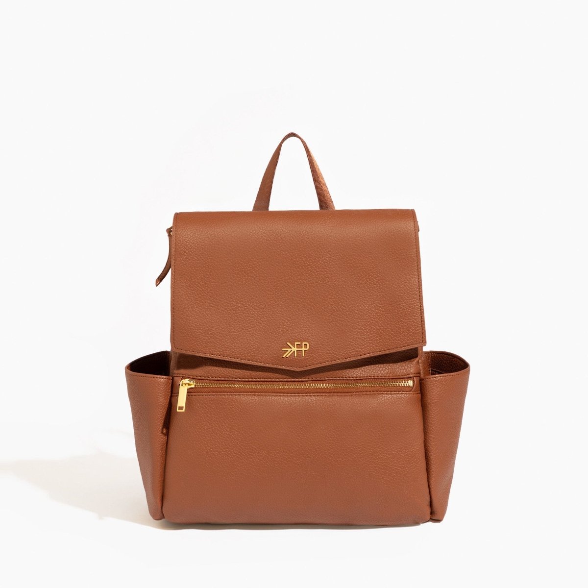 Cognac Mini Classic Diaper Bag II - LITTLE RAD THINGS