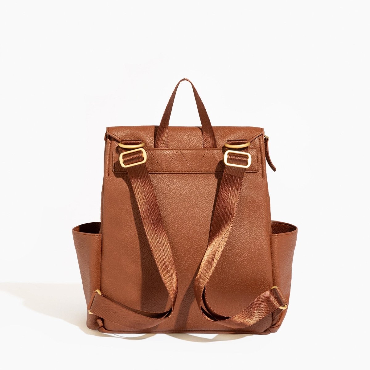 Cognac Mini Classic Diaper Bag II - LITTLE RAD THINGS