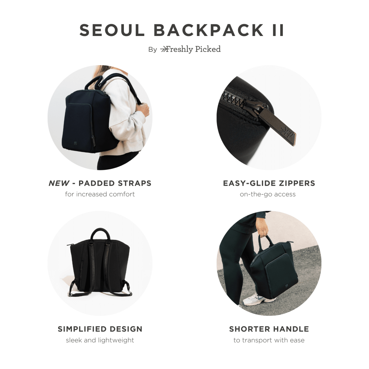 Ebony Seoul Diaper Bag II - LITTLE RAD THINGS