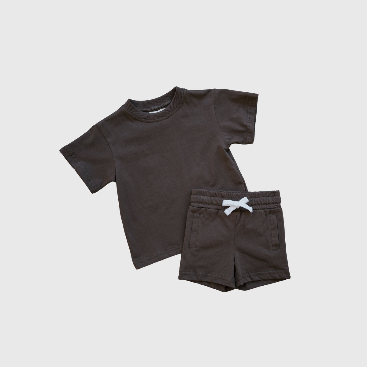 Child Short Set | Espresso