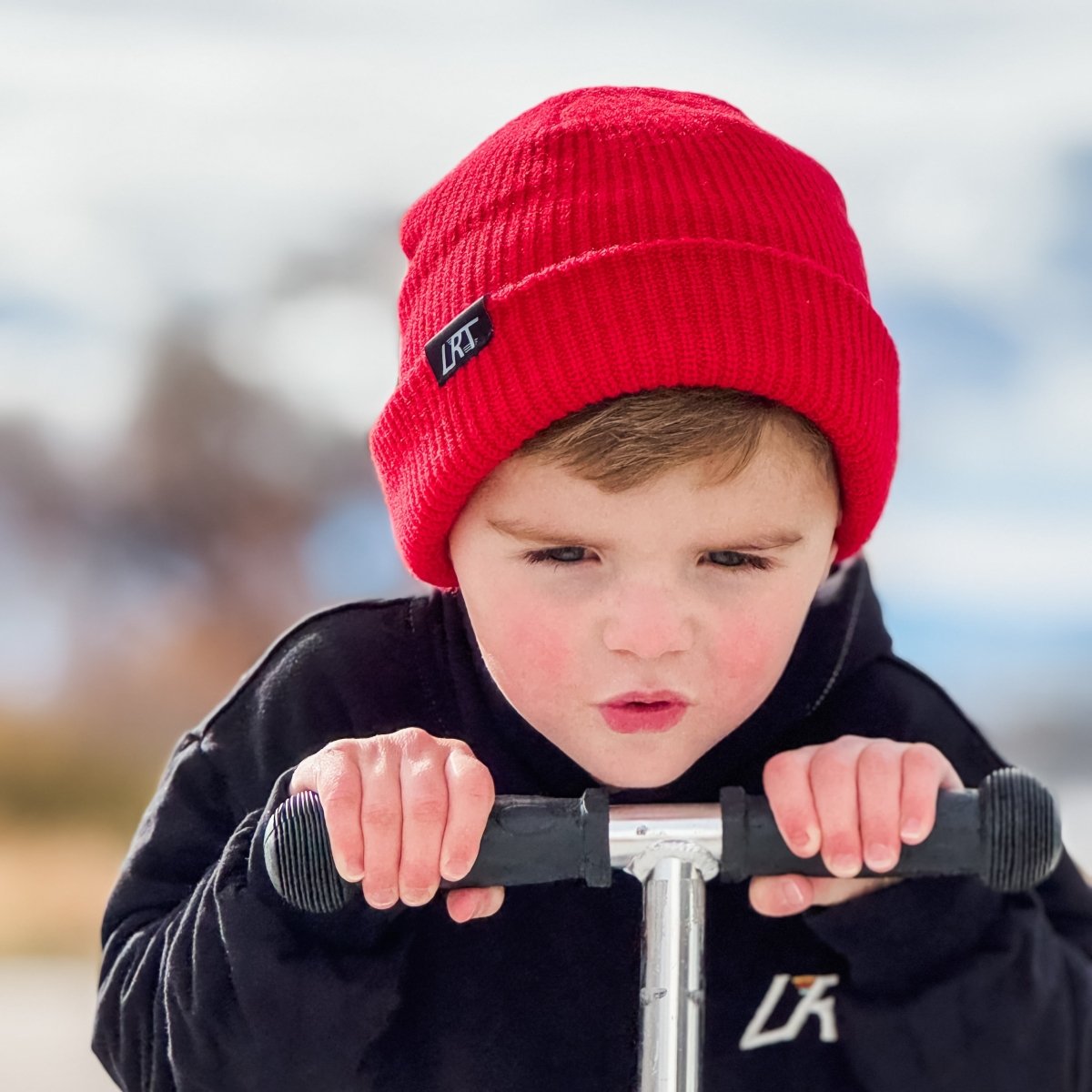 FISHERMAN BEANIE - RED - LITTLE RAD THINGS