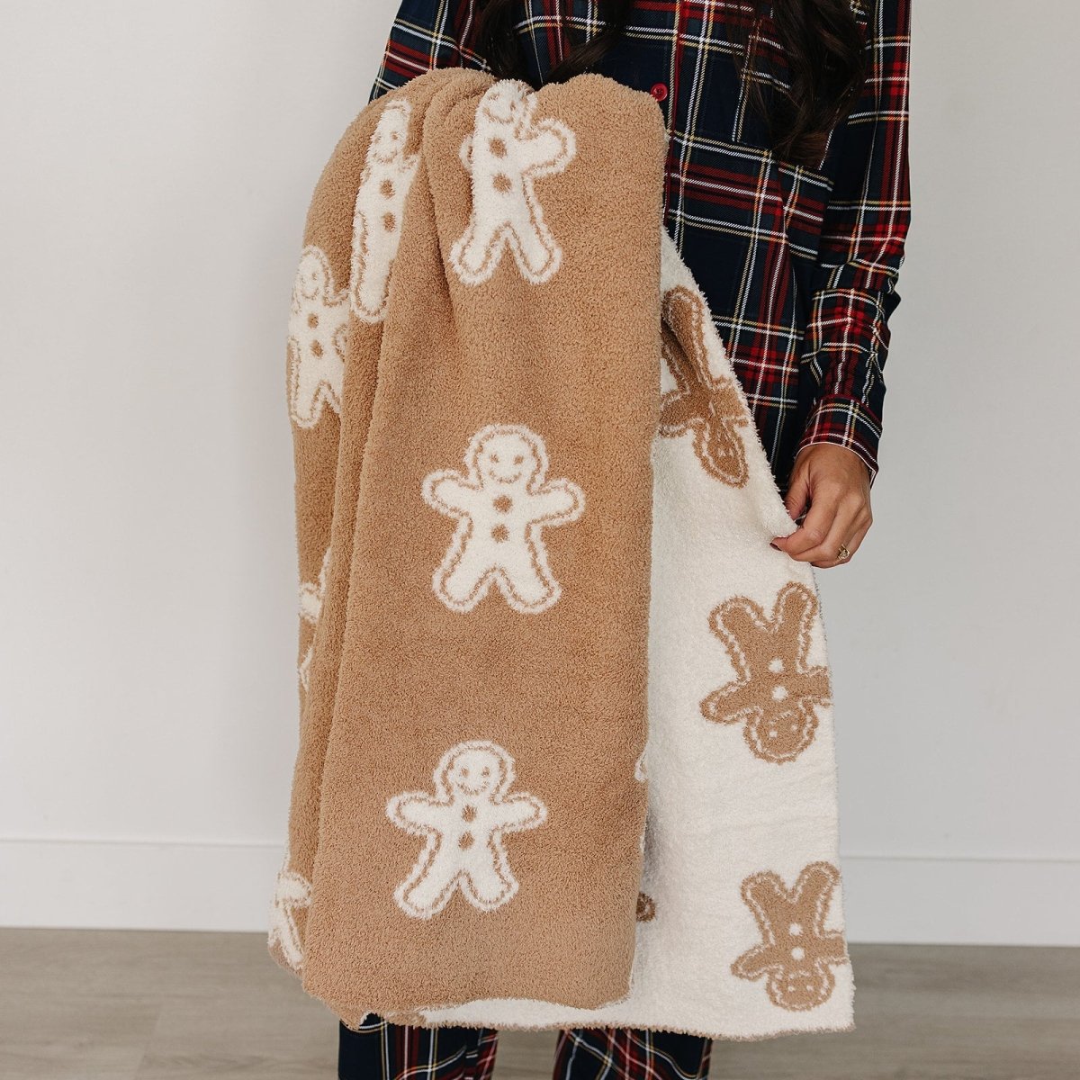 Gingerbread Plush Blanket - LITTLE RAD THINGS