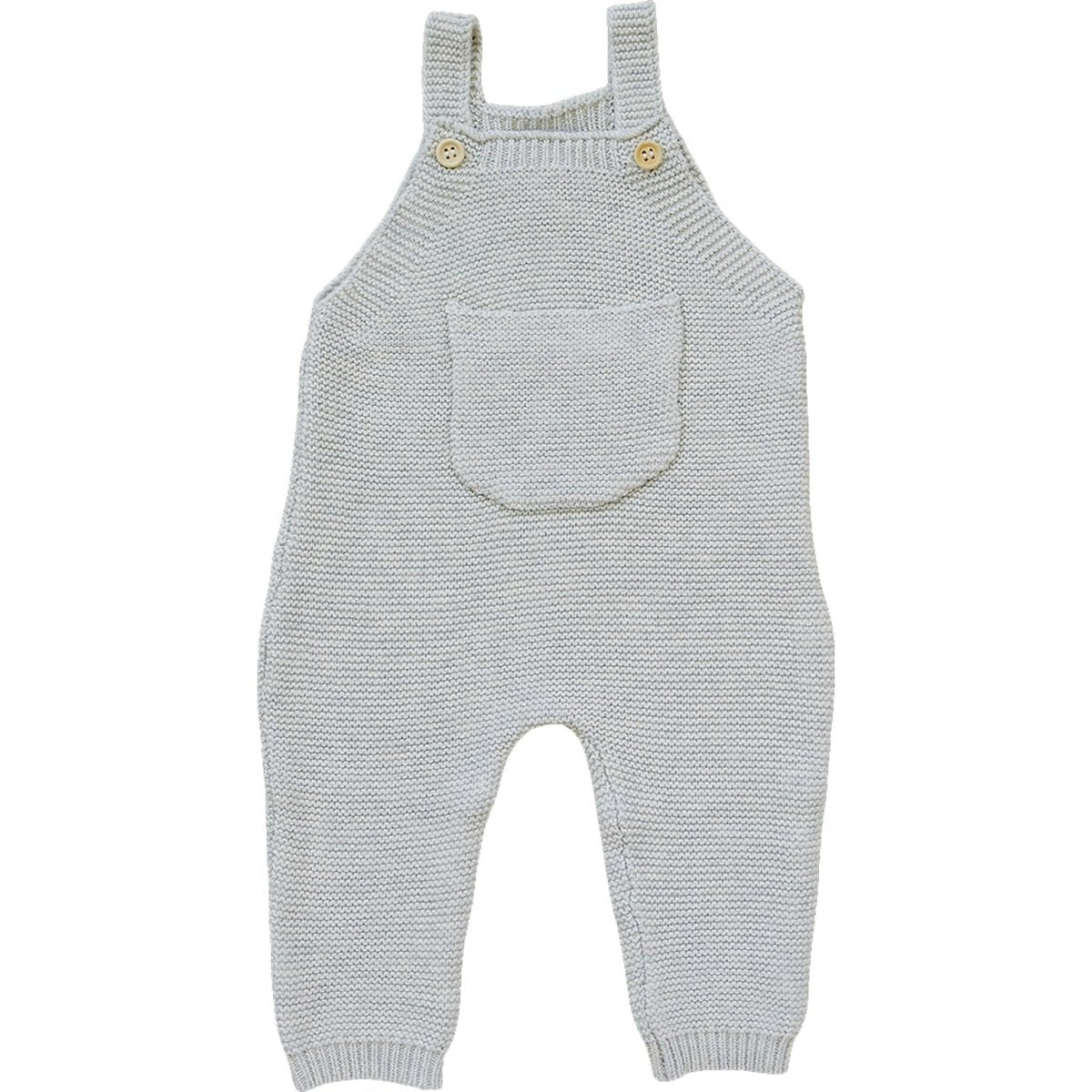 Grey Knit Overalls - LITTLE RAD THINGS