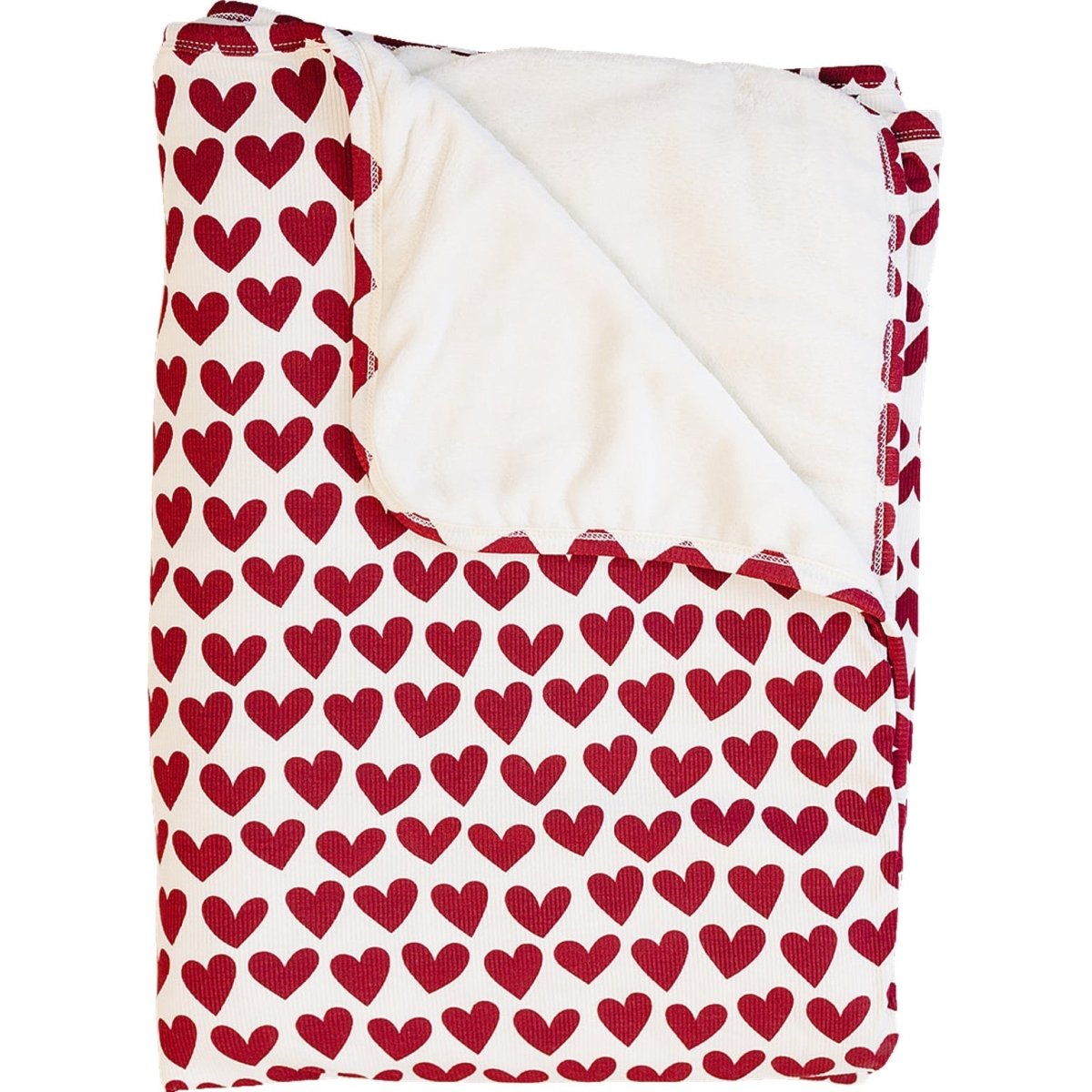 Hearts Bamboo Fleece Quilt - LITTLE RAD THINGS