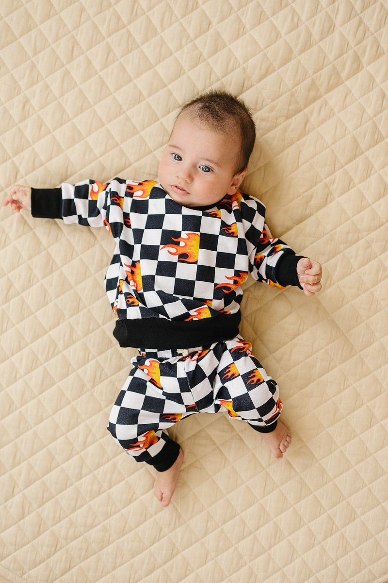 Jogger Set | Checker Blaze - LITTLE RAD THINGS
