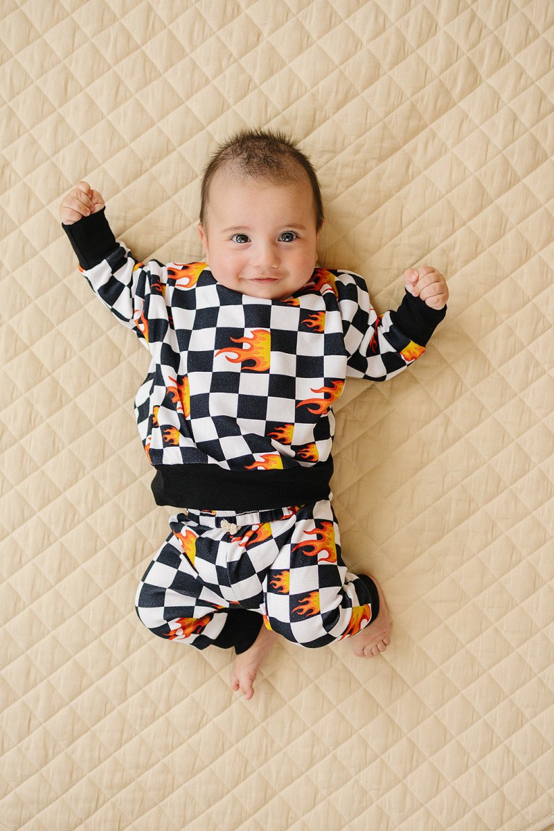 Jogger Set | Checker Blaze - LITTLE RAD THINGS