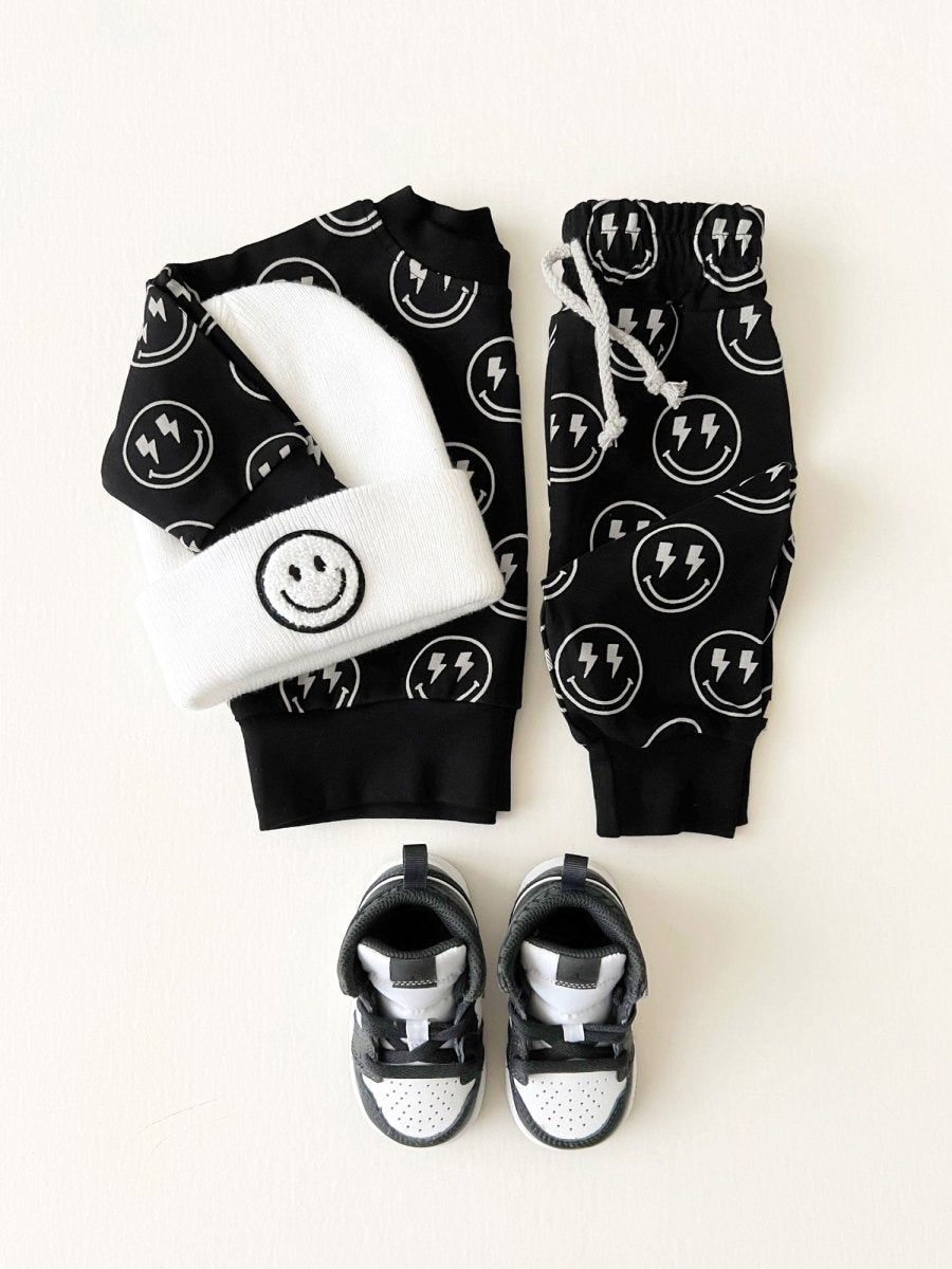 Jogger Set | Electric Smiley - LITTLE RAD THINGS