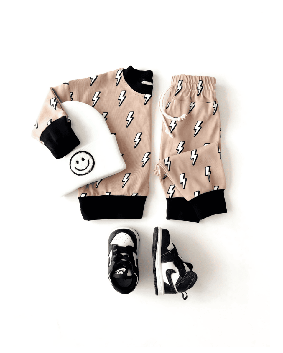 Jogger Set | Lightning Bolt - LITTLE RAD THINGS