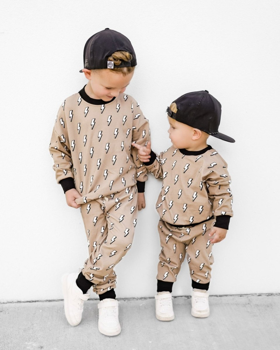 Jogger Set | Lightning Bolt - LITTLE RAD THINGS