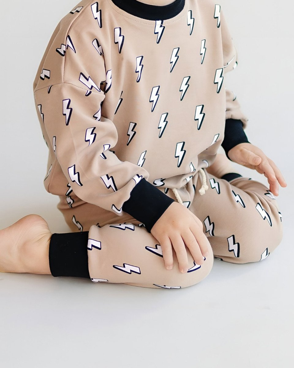 Jogger Set | Lightning Bolt - LITTLE RAD THINGS