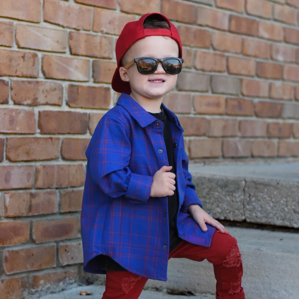 KIDS FAST AND FREE FLANNEL - LITTLE RAD THINGS