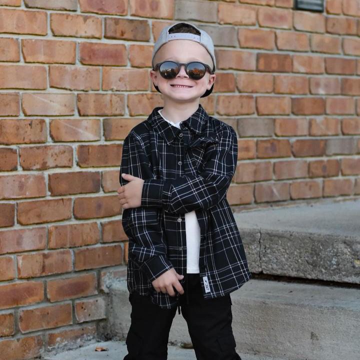 KIDS FLIP SIDE FLANNEL - LITTLE RAD THINGS